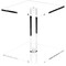 Plymor Clear Acrylic Square Barbell Pedestal Display Riser 6.5 inches (Height) x 6 inches (Width) x 6 inches (Depth) (1/4 inches thick)